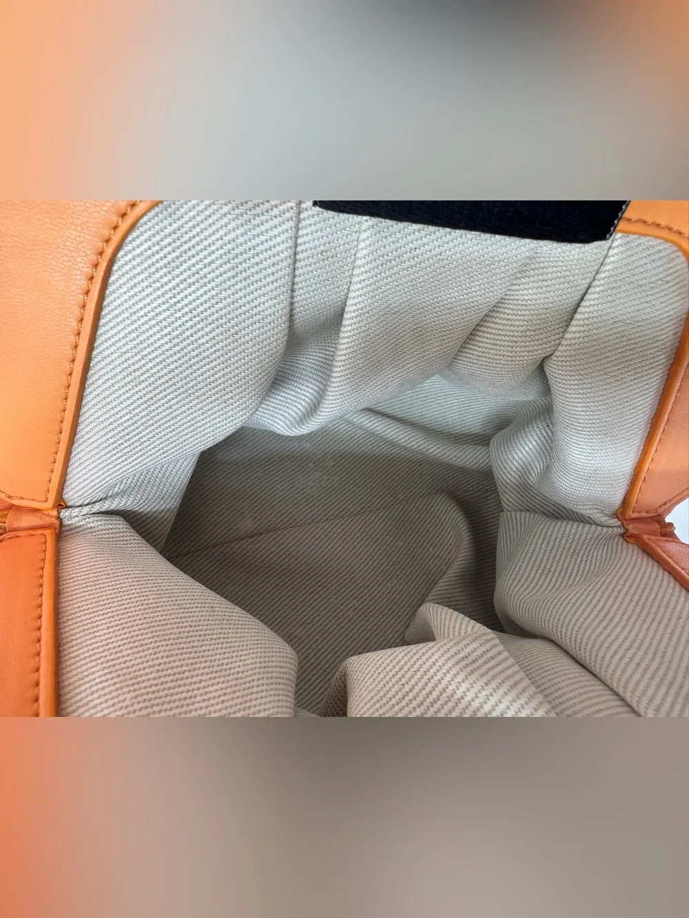 THEMOIRÈ Gea Straw Clutch Bag Orange Collectible luxury - Picture 8 of 12